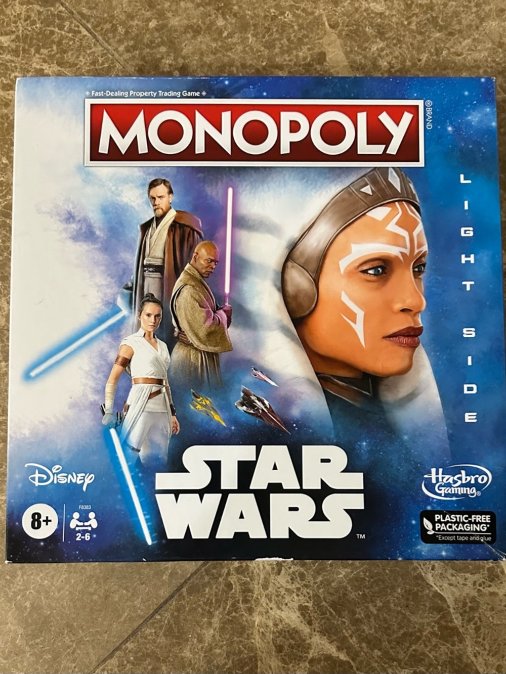 Hasbro Monopoly Star Wars Board Game - Blue, White, Brown